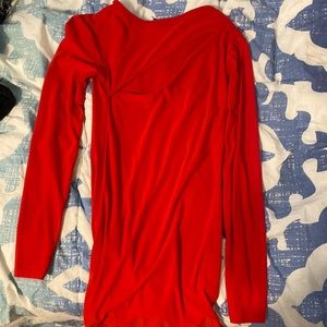 Red Pretty little thing dress size 2 new with tags